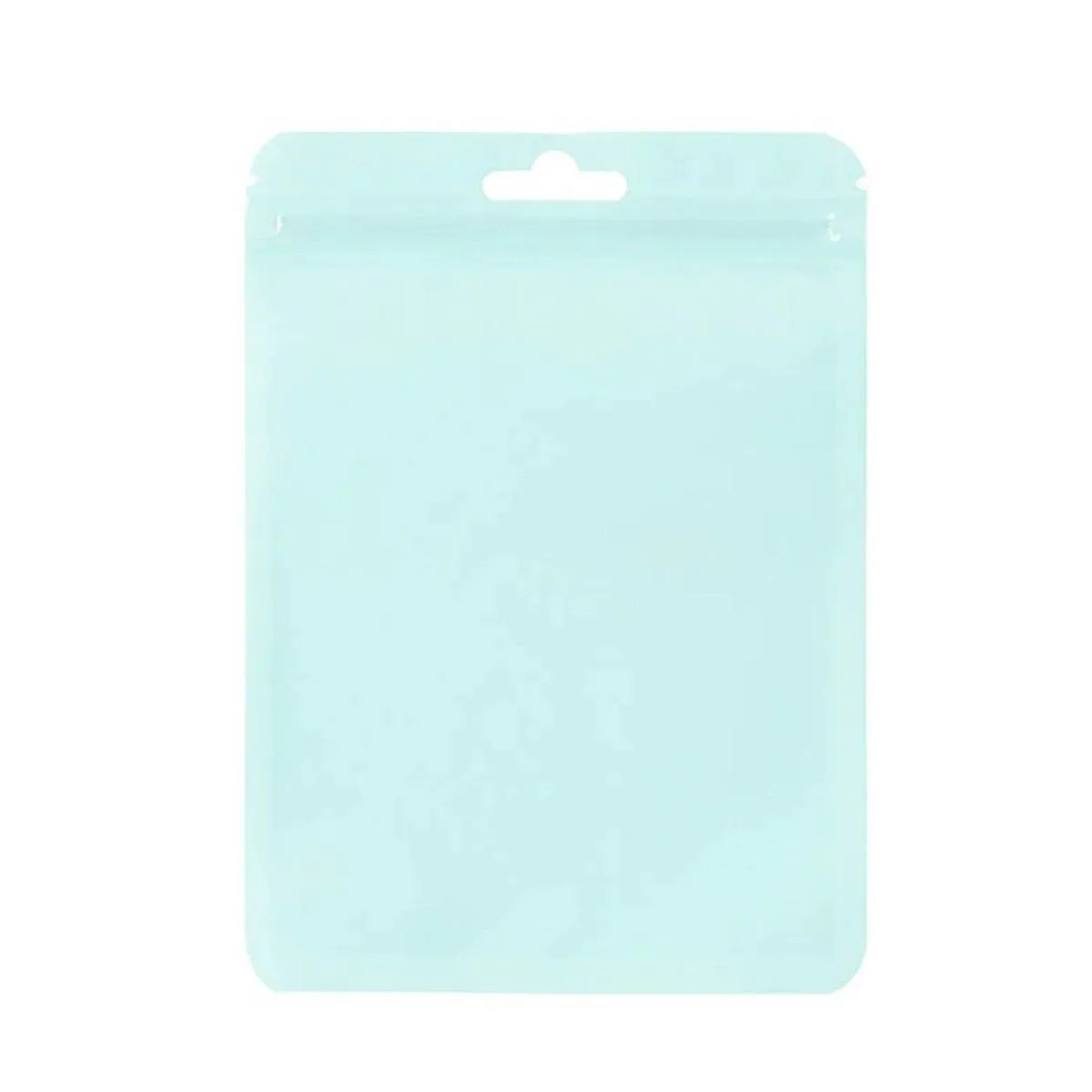 100pcs Colour Zip Lock Bags Transparent Seal Pouches