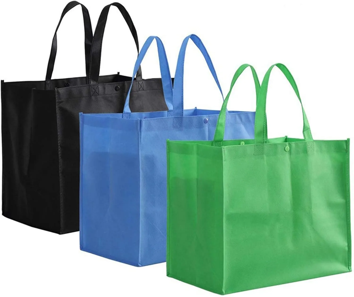 12 Pack Large Foldable Reusable Grocery Tote Bags Shopping Bags (Color : A)
