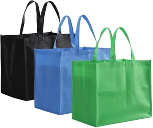 12 Pack Large Foldable Reusable Grocery Tote Bags Shopping Bags (Color : A)