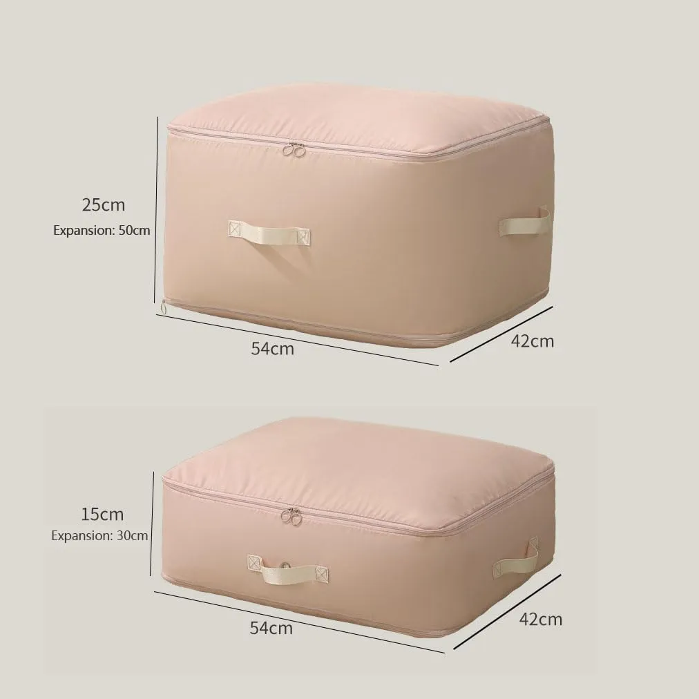 2025 New Portable Space Saver Storage Packing Bags, Portable Compression Packing Cubes for Comforters, Blankets, Bedding (Gray1, L (54 * 42 * 50CM))
