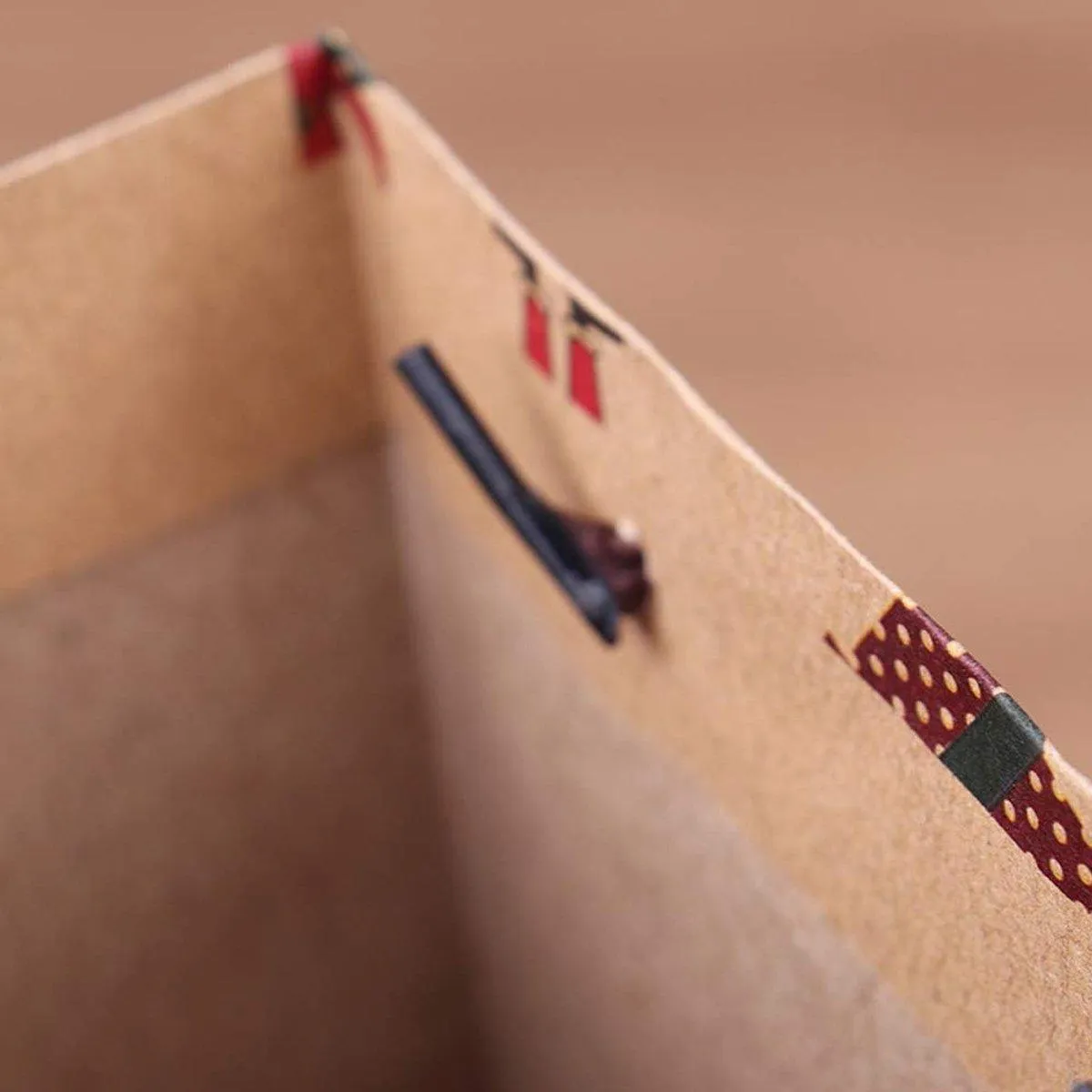 20PCS Christmas Red Wine Gift Kraft Paper Bottle Bags