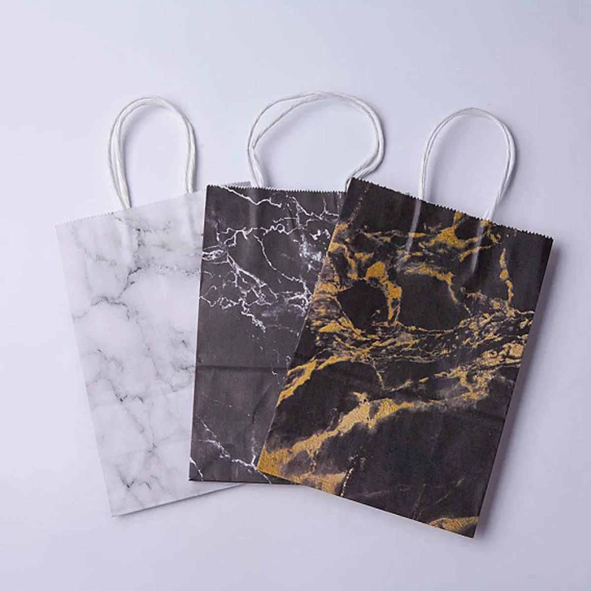 25PCS Shopping Paper Bag Handbag Party Favor Gift Bags