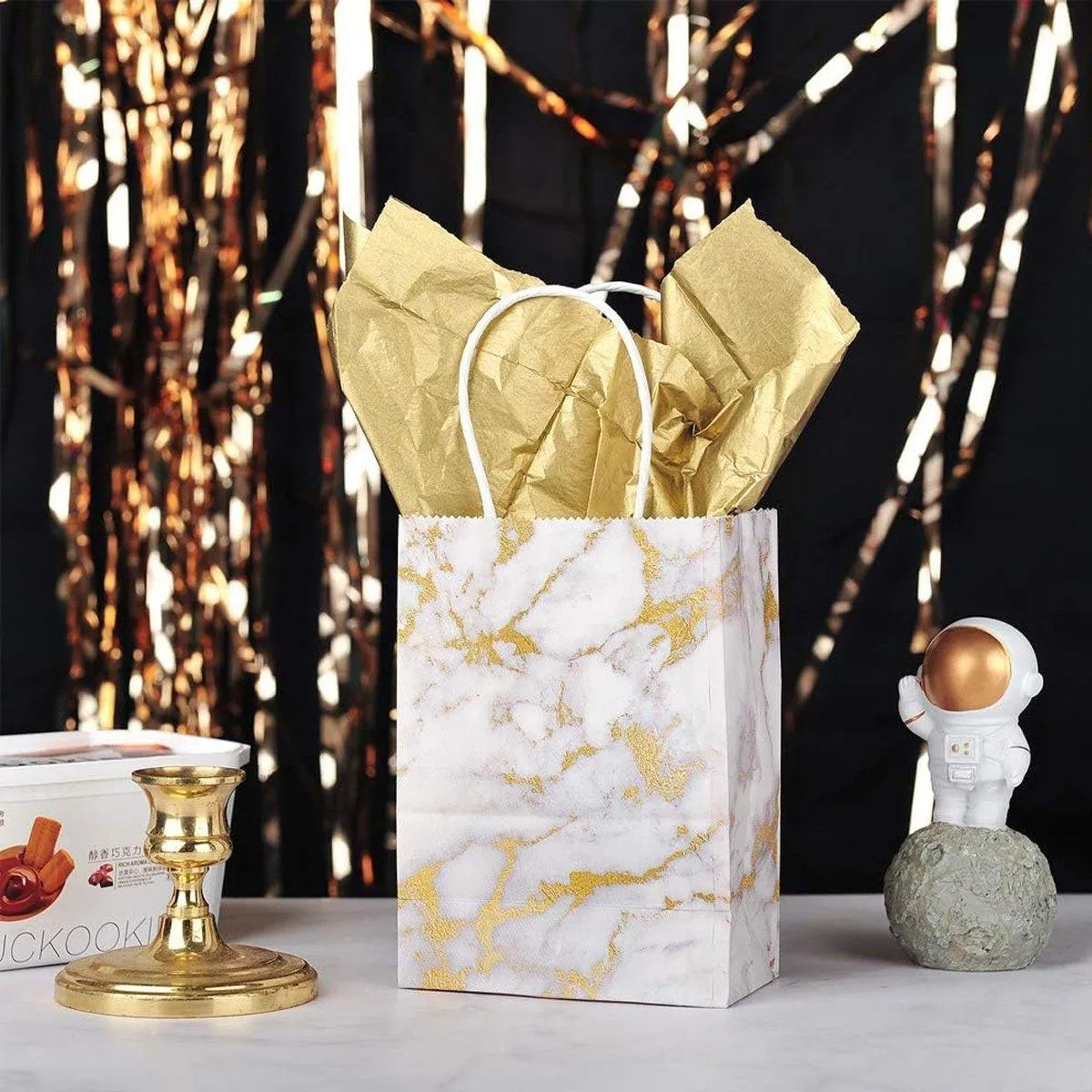 25PCS Shopping Paper Bag Handbag Party Favor Gift Bags
