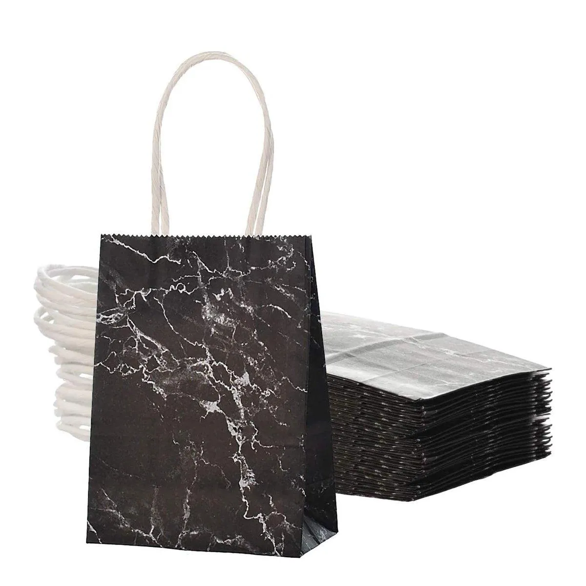 25PCS Shopping Paper Bag Handbag Party Favor Gift Bags