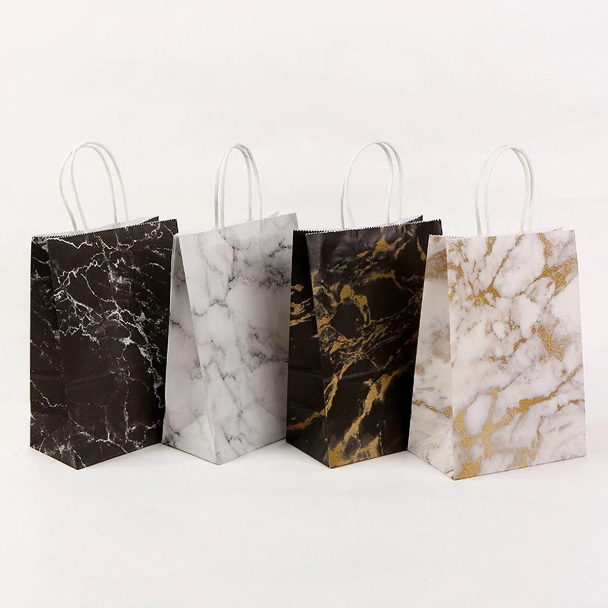 25PCS Shopping Paper Bag Handbag Party Favor Gift Bags