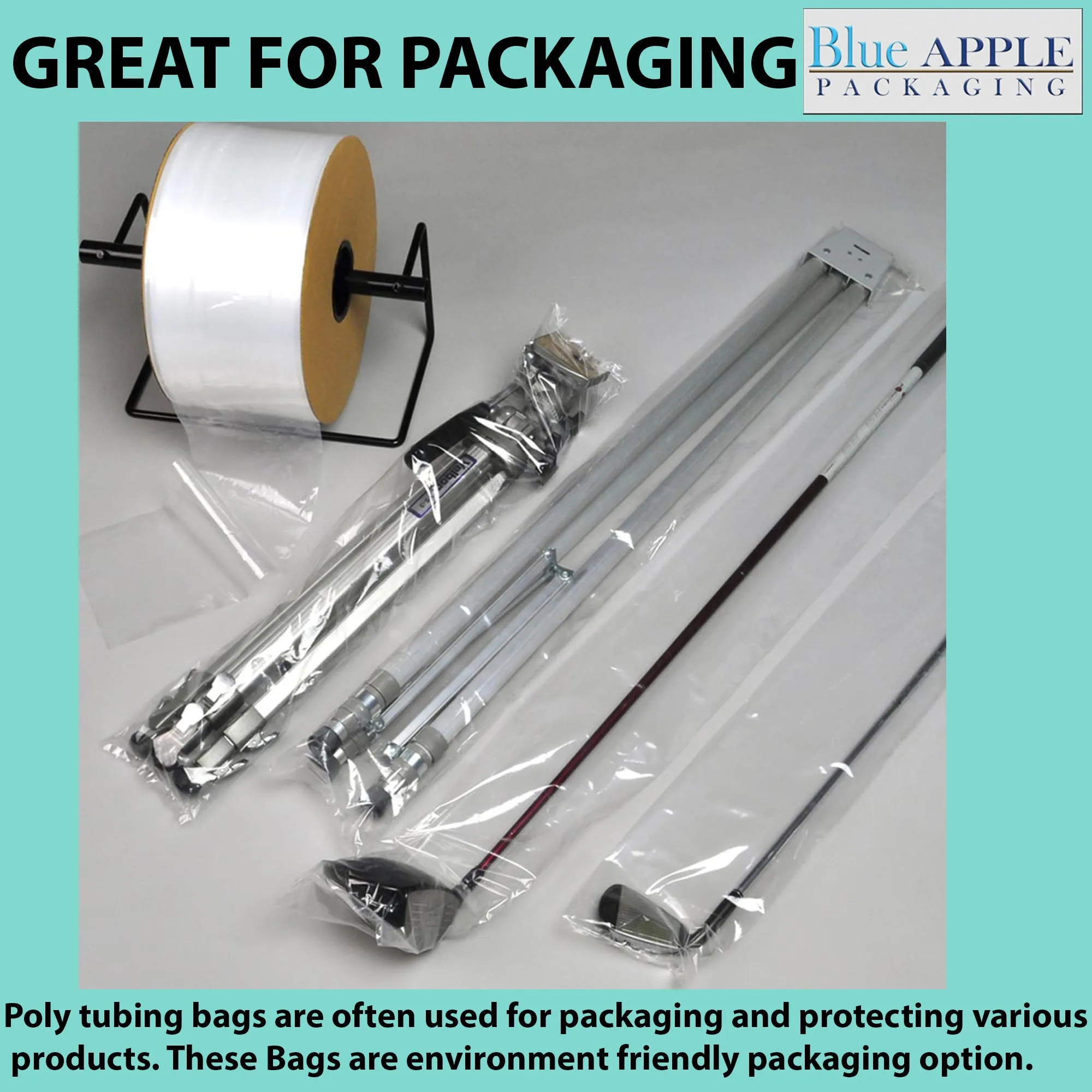 4 inch x 2150ft Poly Tubing Roll 2 Mil LDPE Low Density