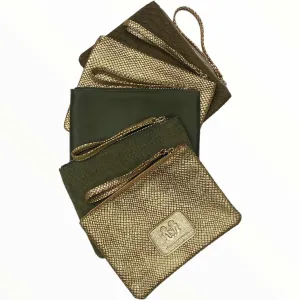 A3 leather beauty case and clutch