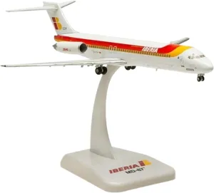 Aeroplane 1/200 Scale MD-87 Classic Airline Plane Model Alloy Gear Aircraft Collectible Display Airplanes Metal Plane
