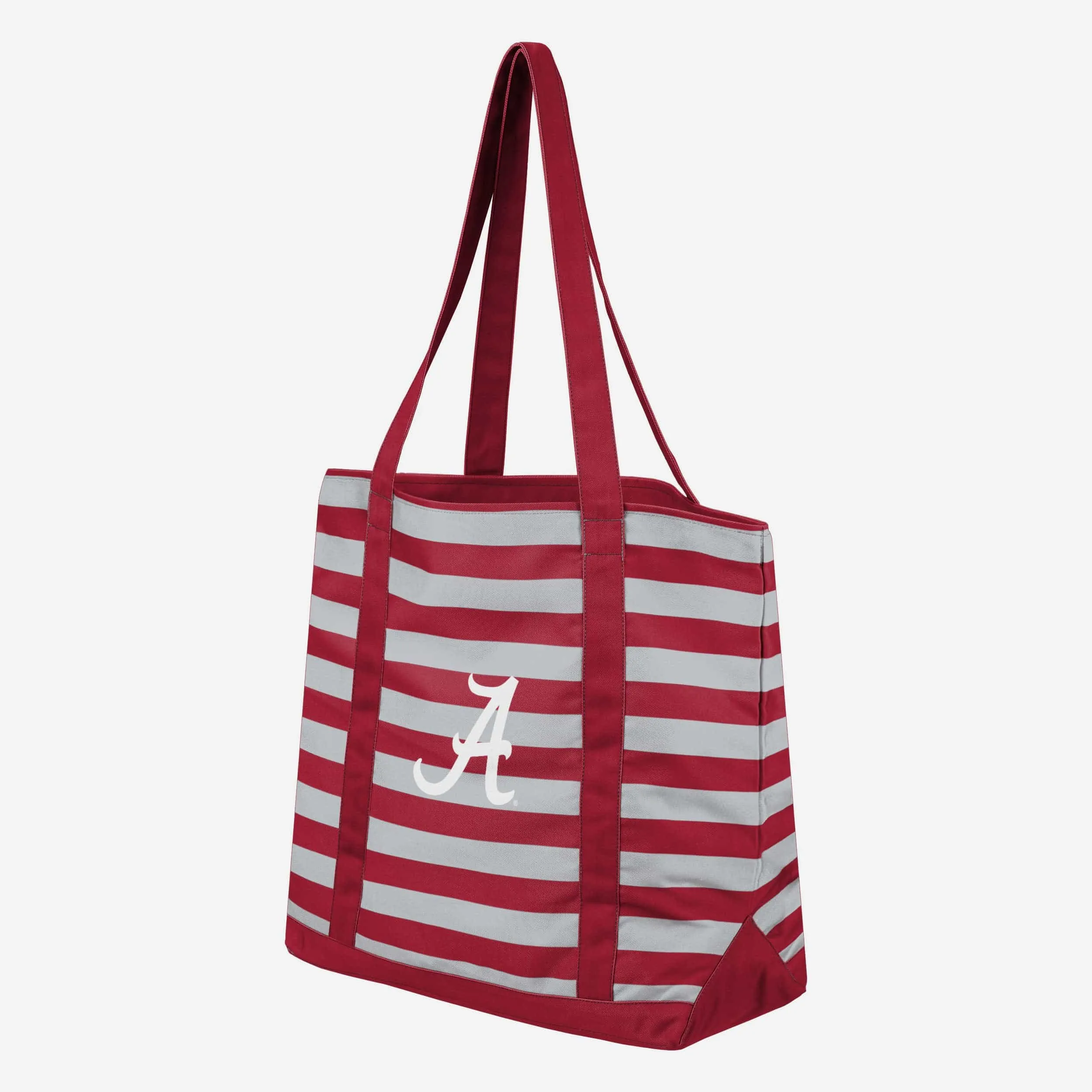 Alabama Crimson Tide Team Stripe Canvas Tote Bag