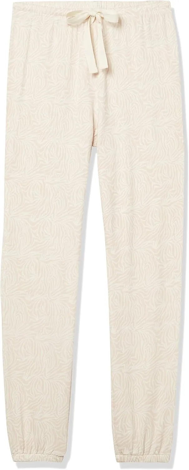 Amazon Essentials Women's Lightweight Lounge Terry Jogger Pajama Pant (Available in Plus Size)
