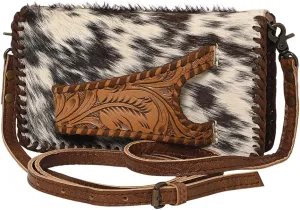 American Darling Clutch Hand Tooled Genuine Leather Women Bag Western Handbag Purse