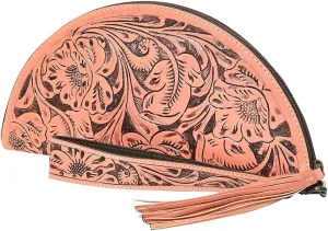 American Darling Clutch Hand Tooled Genuine Leather Women Bag Western Handbag Purse