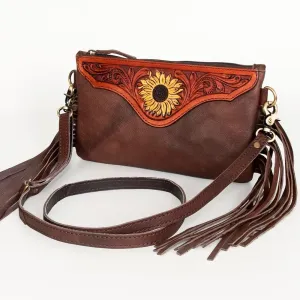 American Darling Genuine Suede Leather Western Handbag Purse for Women | Travel, College & Casual Use
