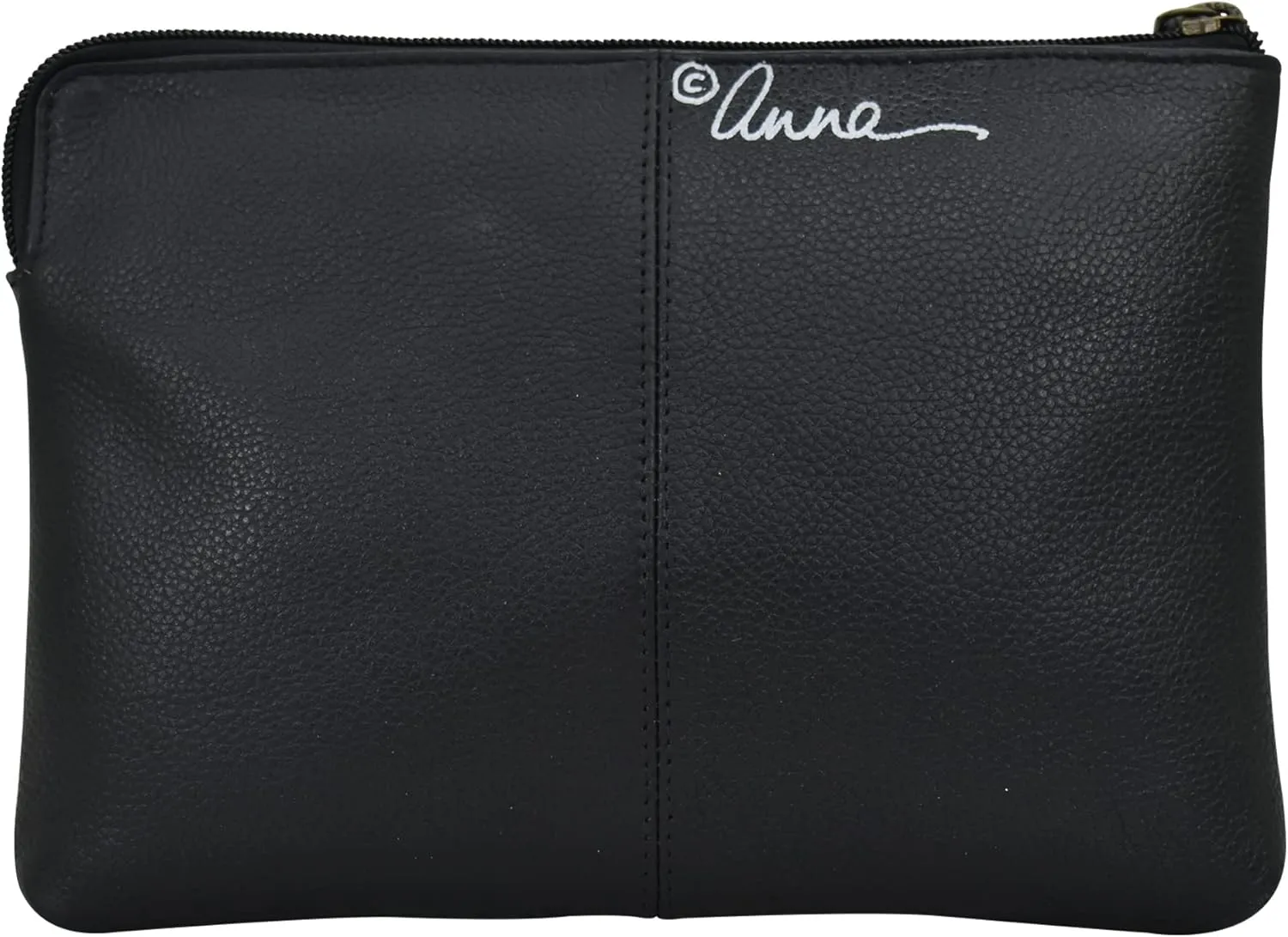 Anna by Anuschka Women's Hand Painted Genuine Leather Wristlet Clutch