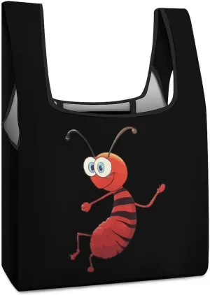 Ant Collapsible Shopping Bag Reusable Grocery Shopping Bags Tote Bag for Groceries