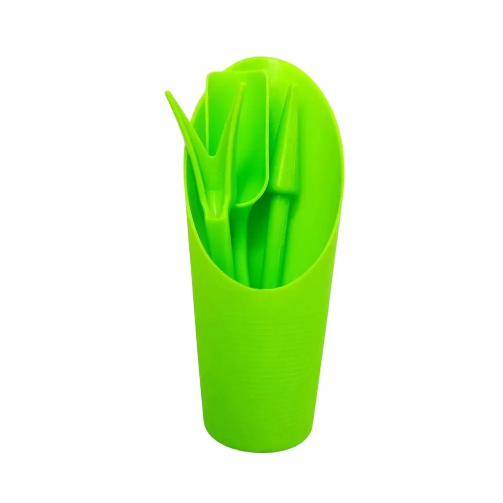 ANYHOUZ Garden Planter Kit 4PC Set Mini DIY Gardening Tools for Succulents Seedlings Bonsai
