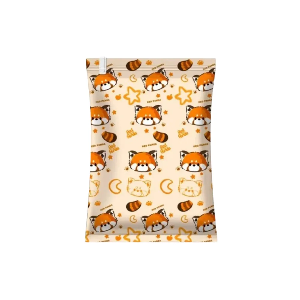 ANYHOUZ Vacuum Storage Bag 1PC Beige Printed Airtight Sealed Compression Space Saving Organizer