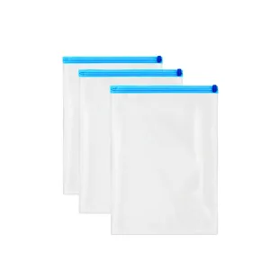 ANYHOUZ Vacuum Storage Bag 3PC Airtight Sealed Roll Up Compression Space Saving Organizer