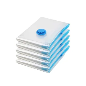ANYHOUZ Vacuum Storage Bag 5 Pack Airtight Sealed Compression Space Saving Organizer
