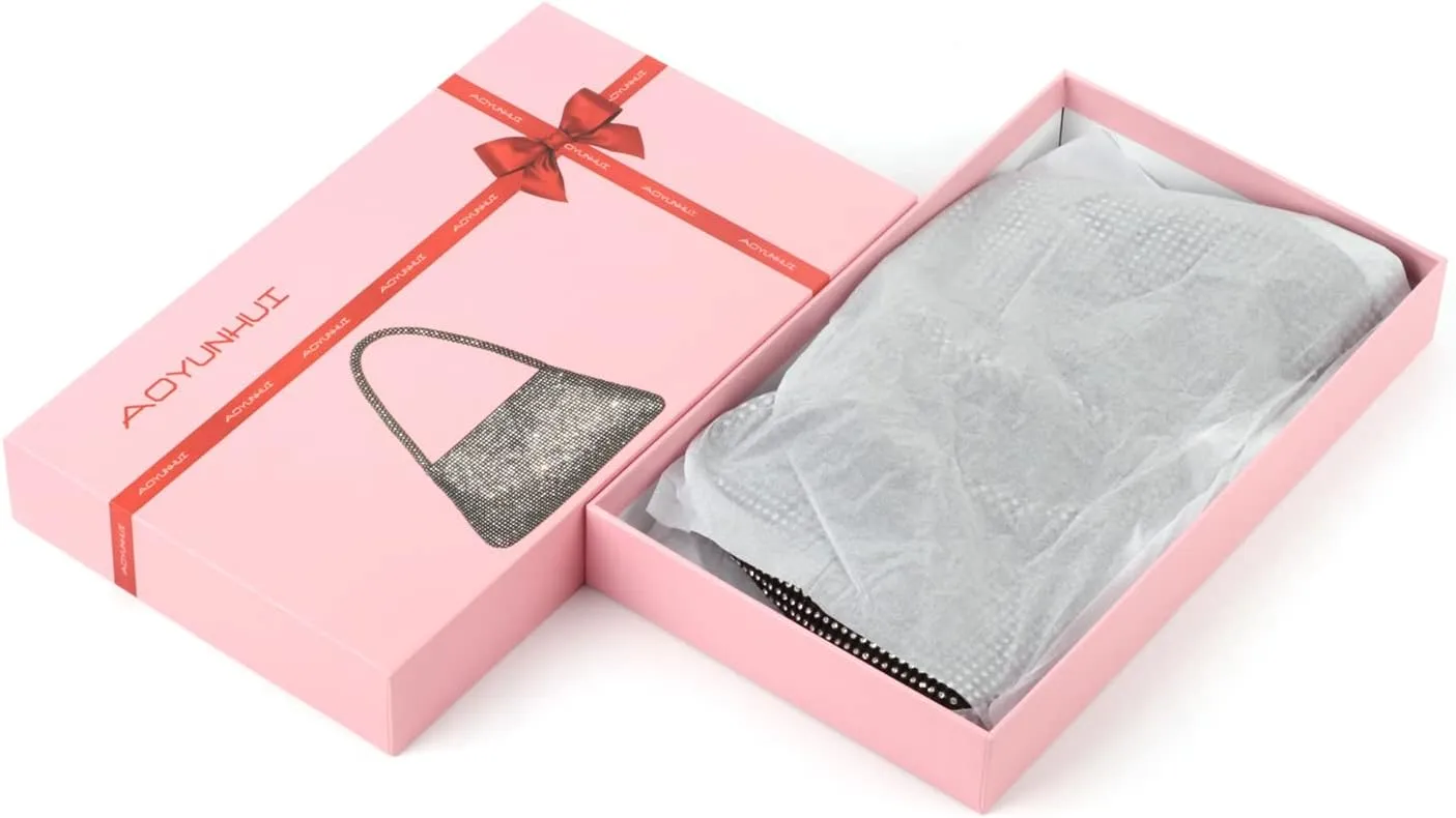 AOYUNHUI Hand Bags Purses for Women Rhinestone Bag Clutch Purses Party Wedding