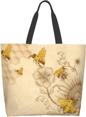 aportt Reusable Grocery Bag Large Shopping Tote Bag with Strong Handle Eco-Friendly