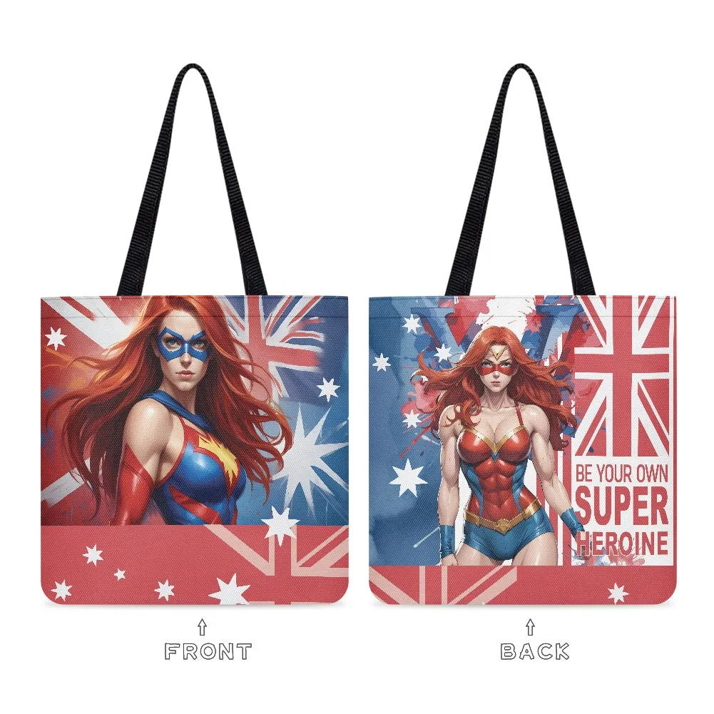 Australian Superheroine Cloth Tote Bag