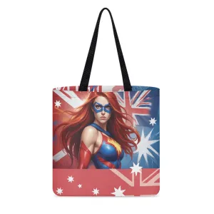 Australian Superheroine Cloth Tote Bag