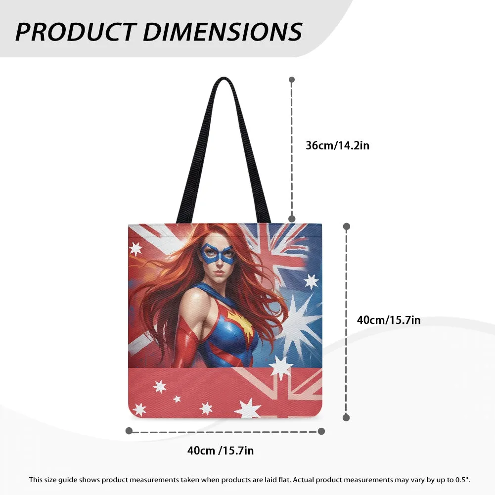 Australian Superheroine Cloth Tote Bag