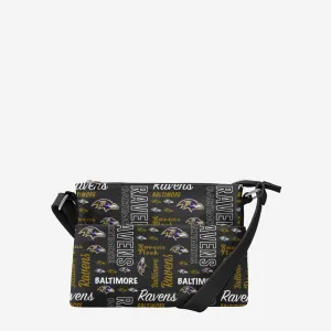 Baltimore Ravens Spirited Style Printed Collection Foldover Tote Bag