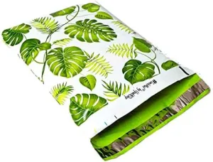 Banana Leaves #SmileMail Designer Poly Mailers 10x13 Shipping Bags- 50 Count