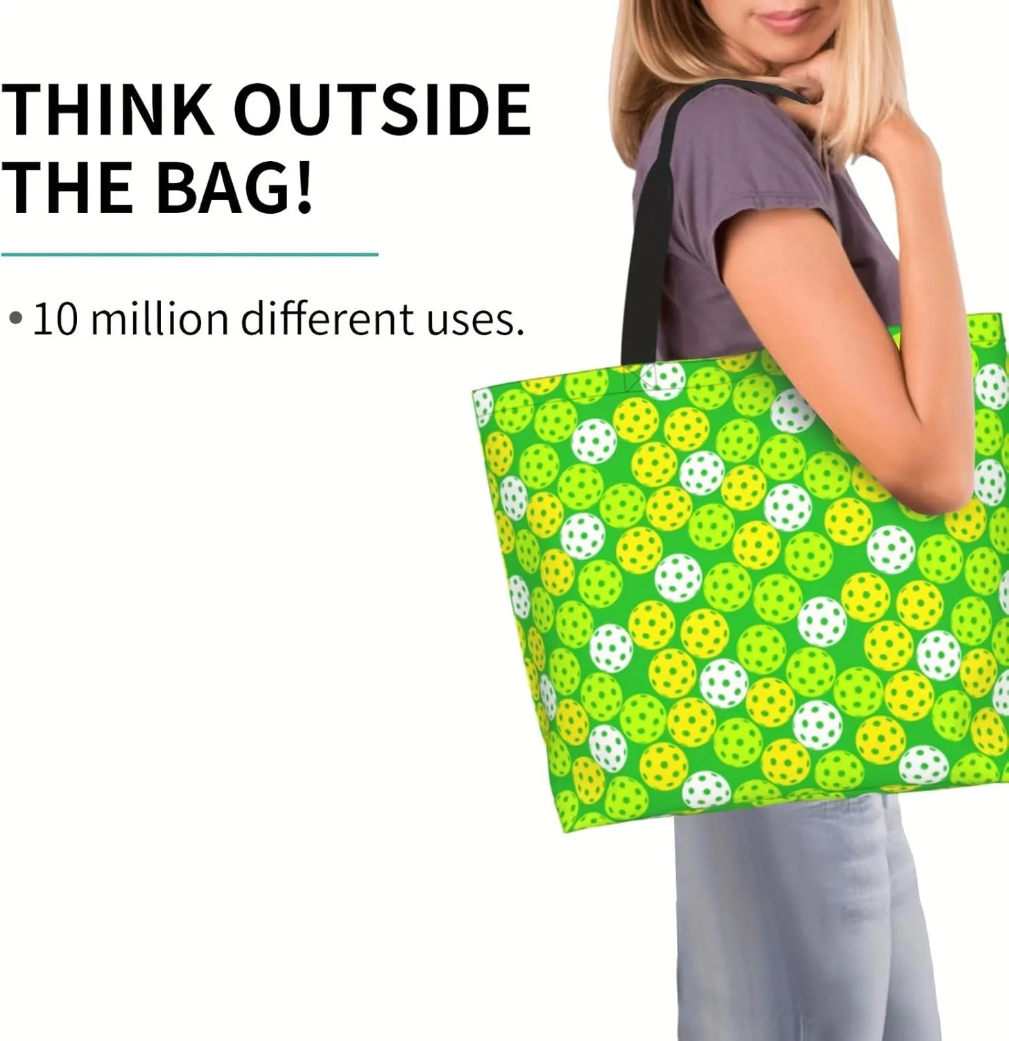Baseball Tote Bag - Handbag, Shopping and Travel Bag for Sports Mom - Gifts for Women