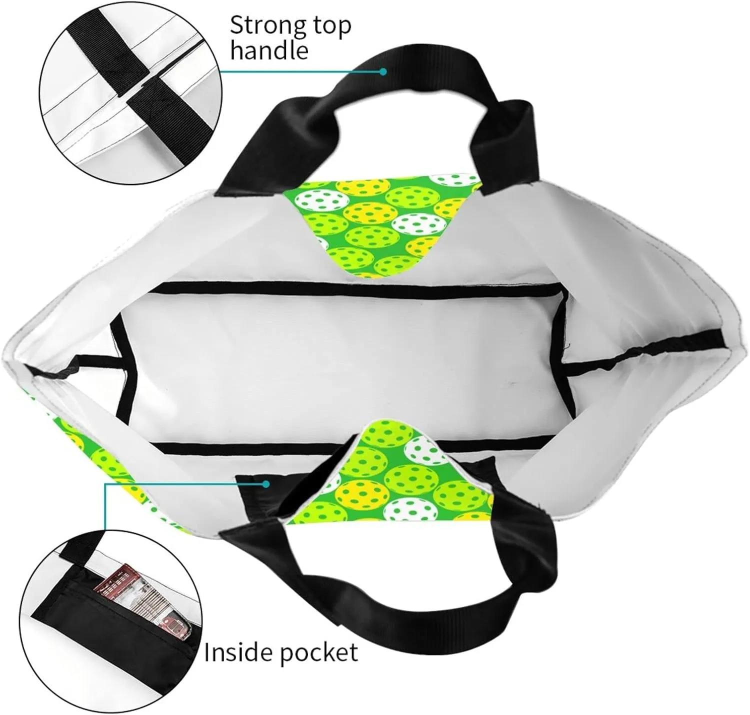 Baseball Tote Bag - Handbag, Shopping and Travel Bag for Sports Mom - Gifts for Women