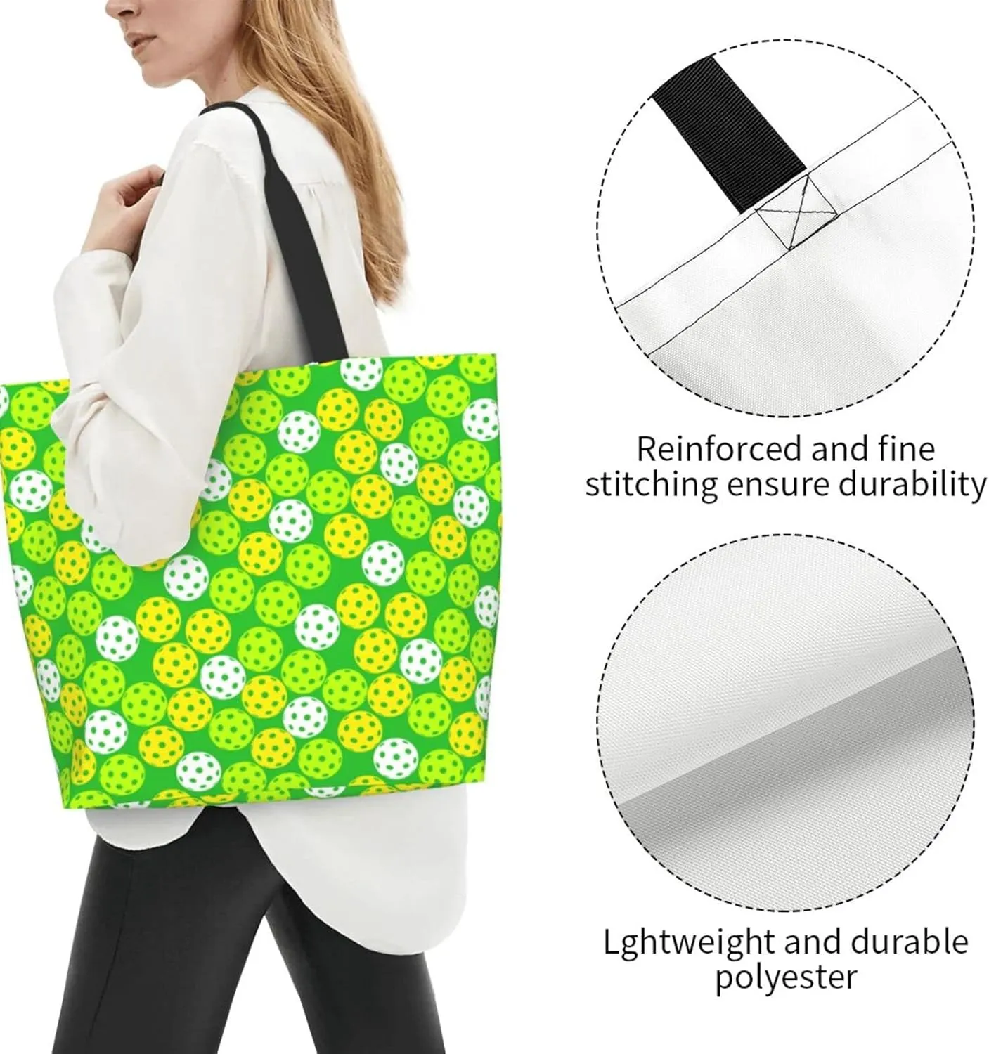 Baseball Tote Bag - Handbag, Shopping and Travel Bag for Sports Mom - Gifts for Women
