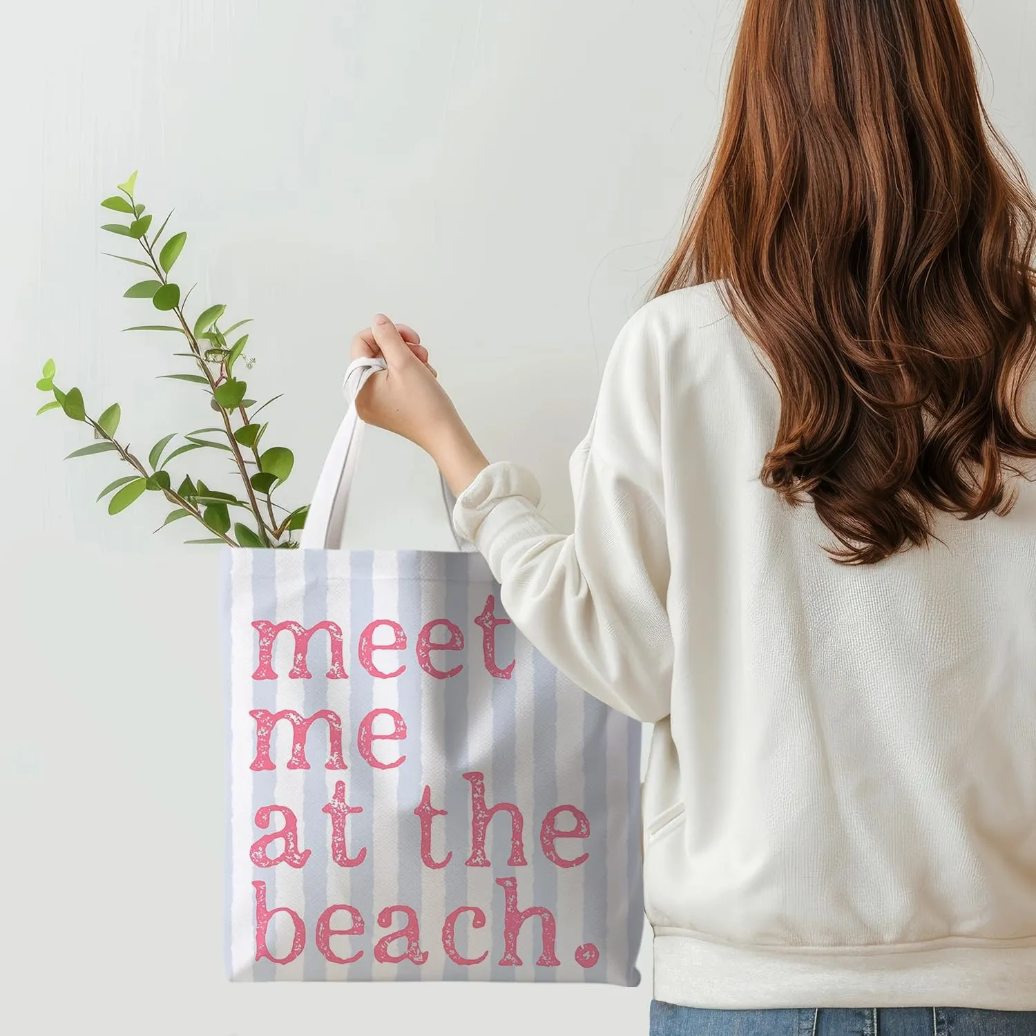 Beach Tote Bag, Summer Tote Bag for Women, Summer Reusable Grocery Bags Shopping Bags
