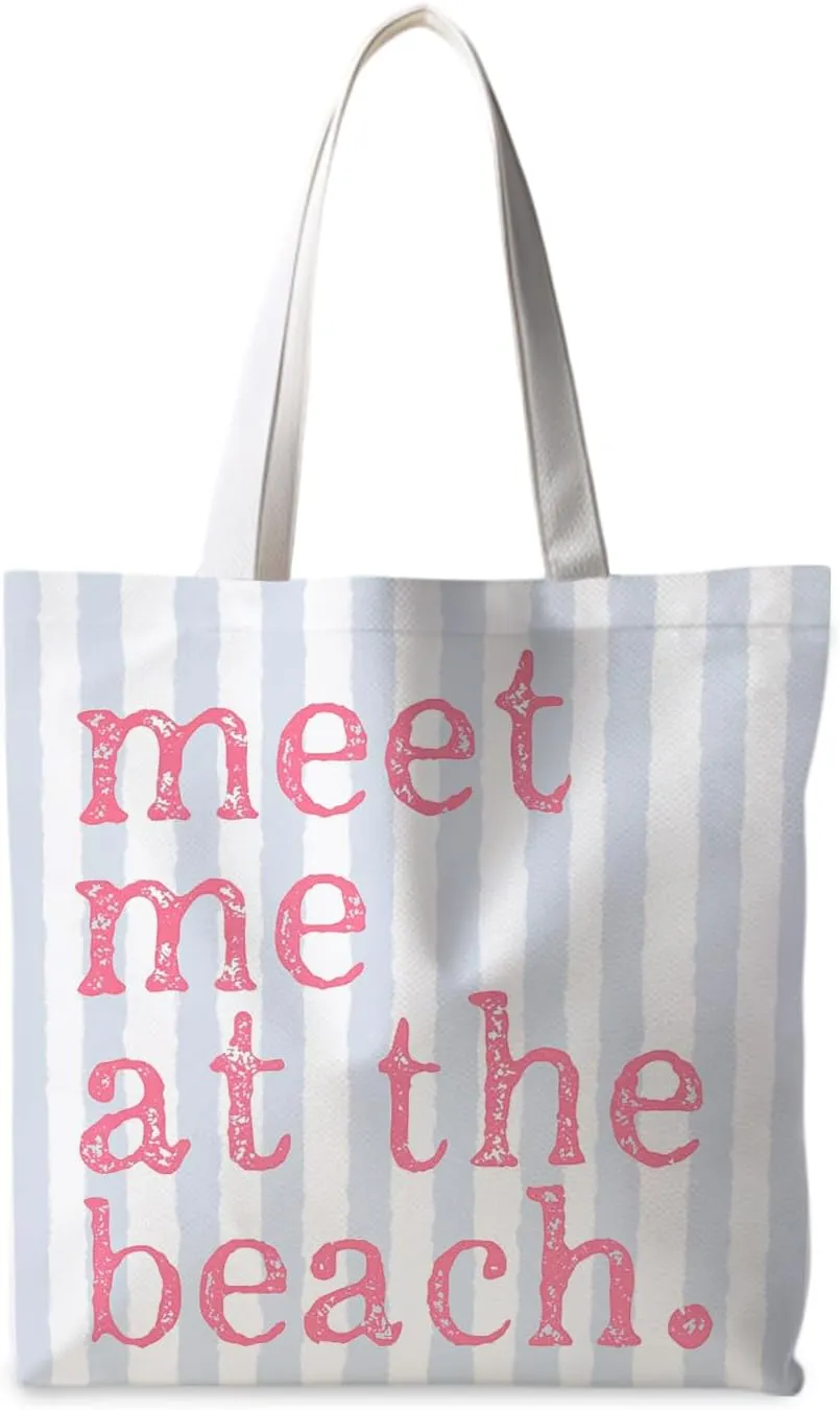 Beach Tote Bag, Summer Tote Bag for Women, Summer Reusable Grocery Bags Shopping Bags
