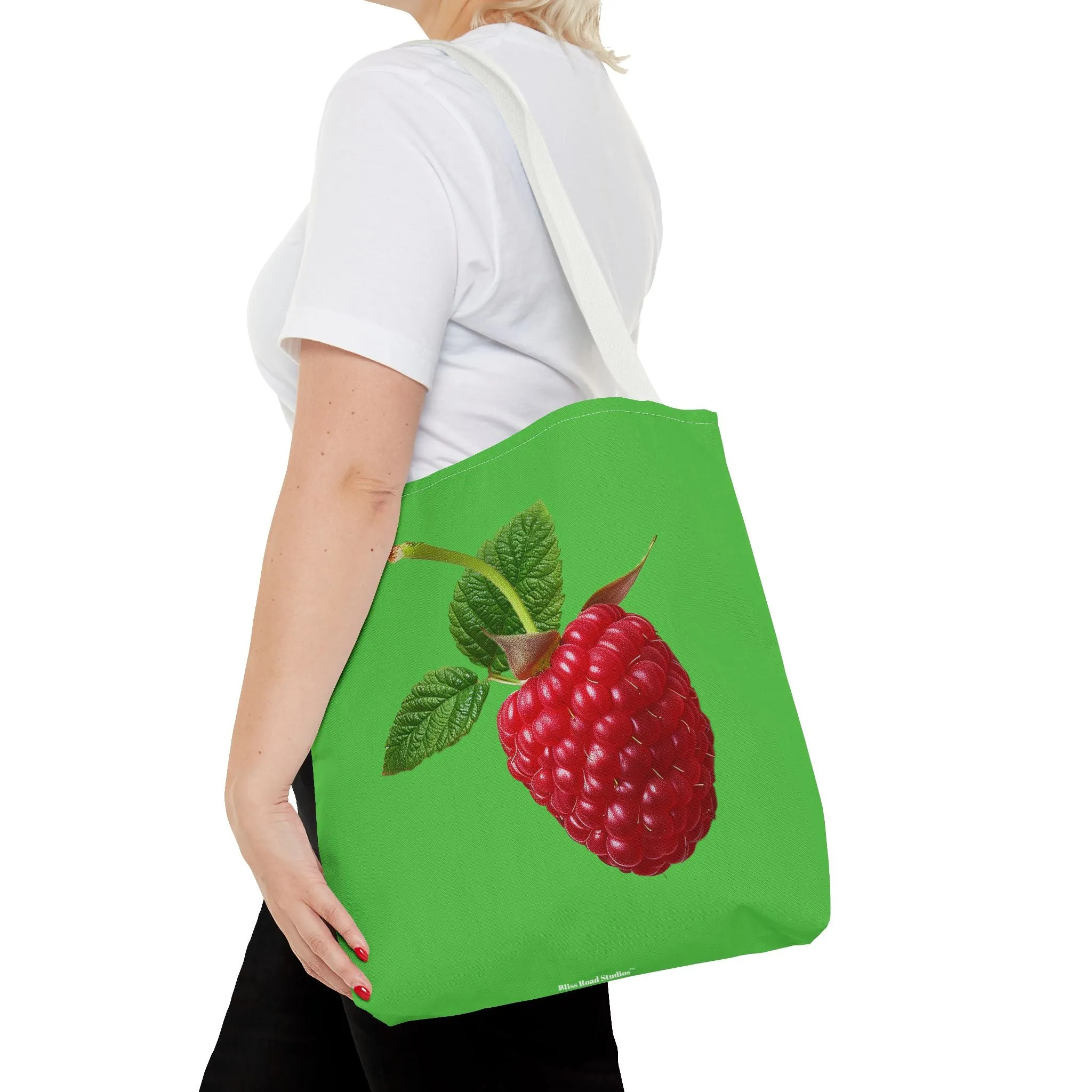 Berry Burst Tote Bag - Celebrate Juicy Style with our Blackberry & Red Raspberry Tote! Available in 3 sizes.
