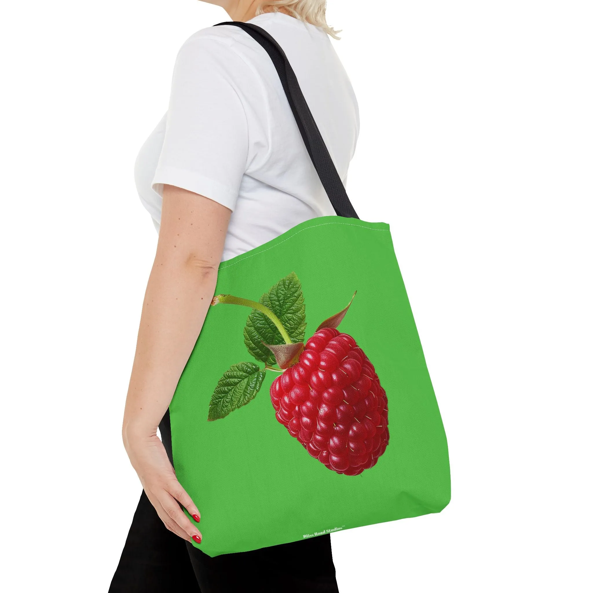 Berry Burst Tote Bag - Celebrate Juicy Style with our Blackberry & Red Raspberry Tote! Available in 3 sizes.