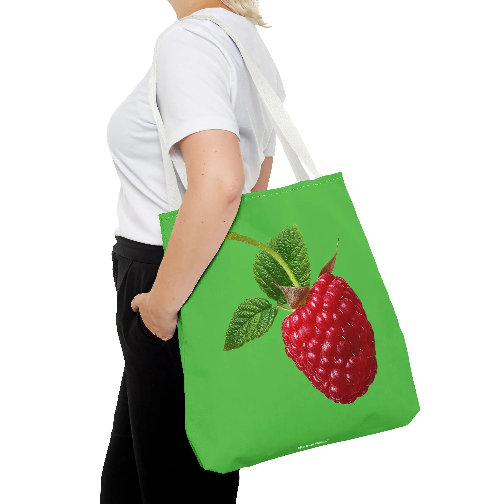 Berry Burst Tote Bag - Celebrate Juicy Style with our Blackberry & Red Raspberry Tote! Available in 3 sizes.