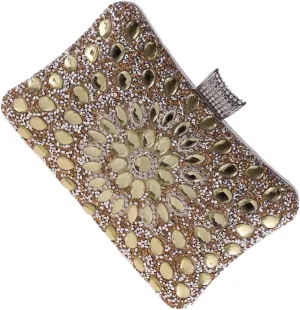 BESPORTBLE Elegant Rhinestone Inlaid Evening Clutch Bag for Women Versatile Handbag for Parties Weddings and Night Out Material Eye Catching Design for Any Dress