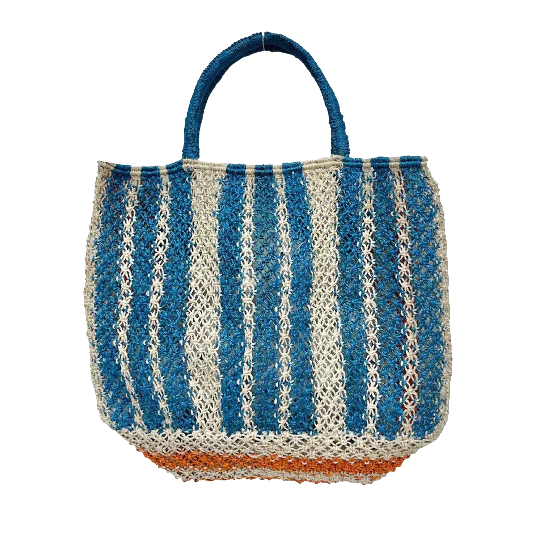 Bevan Bag - ONE SIZE Cobalt & Natural