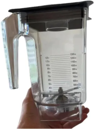 Blender Jar，Compatible For Blendtec 90 Oz，Compatible For WildSide Jar Replacement Blenders - 36 Oz Blending Capacity- Clear