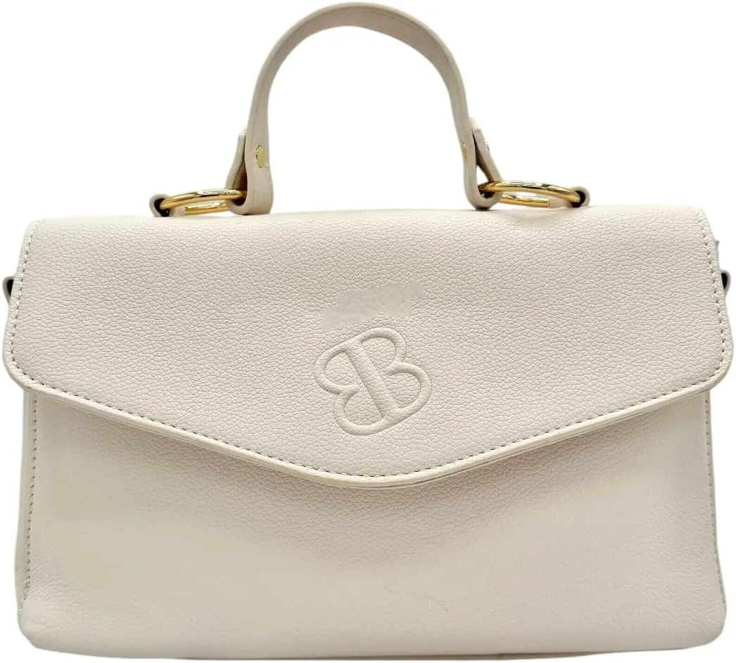 BLOC Shoulder Bag, Top Handle Purse, and Crossbody Bag for Women Designer 3 in 1 Handbag Triple Pocket with Detachable Strap
