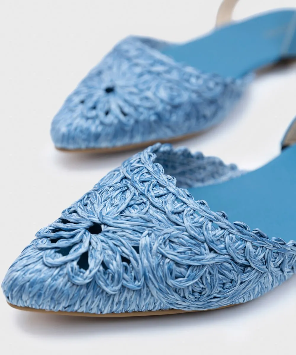 Blue Slingback