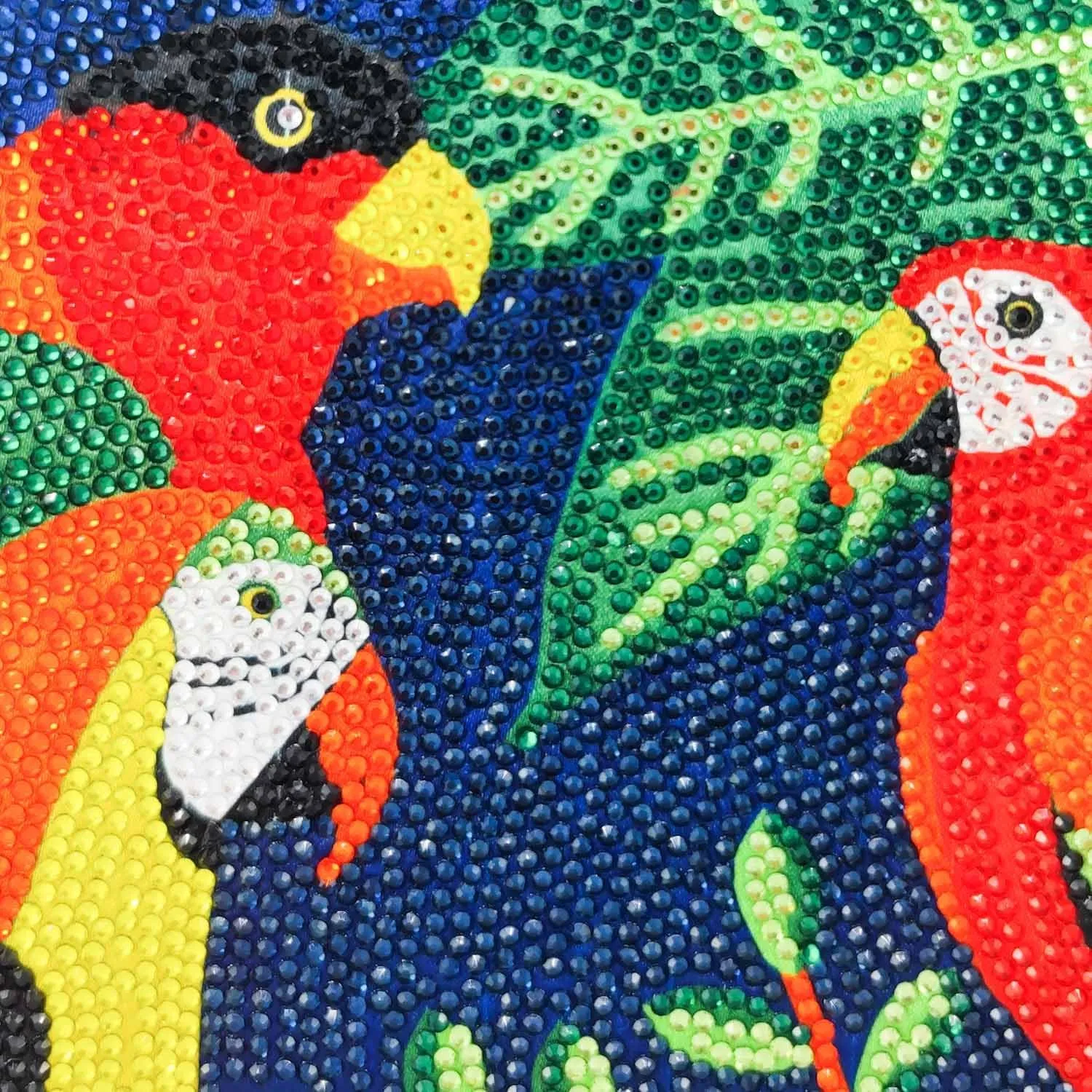Boutique De FGG Parrot Evening Bags Women Crystal Clutch Bag Cocktail Prom Bird Party Handbags Rhinestone Clutch Purse,Mini