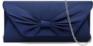 Bow Clutch Purse Elegant Bowknot Evening Bag Classy Wedding Party Shoulder Handbag