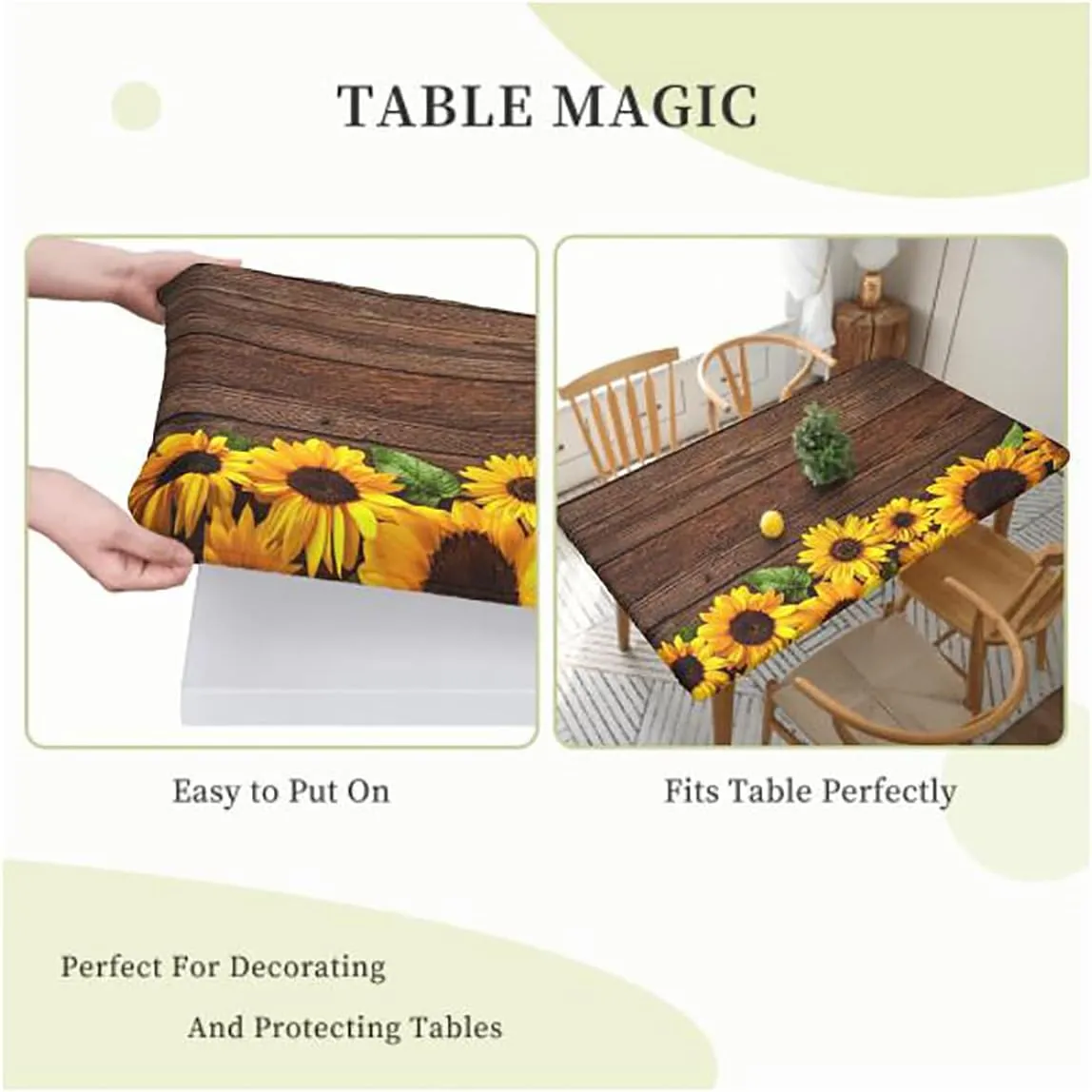 Brown Elastic Edge Fitted Table Cloth, Crocodile Skin Designer Themed Art Polyester Fitted Waterproof Outdoor Tablecloth Animal Print Fits up 5 Foot Tables