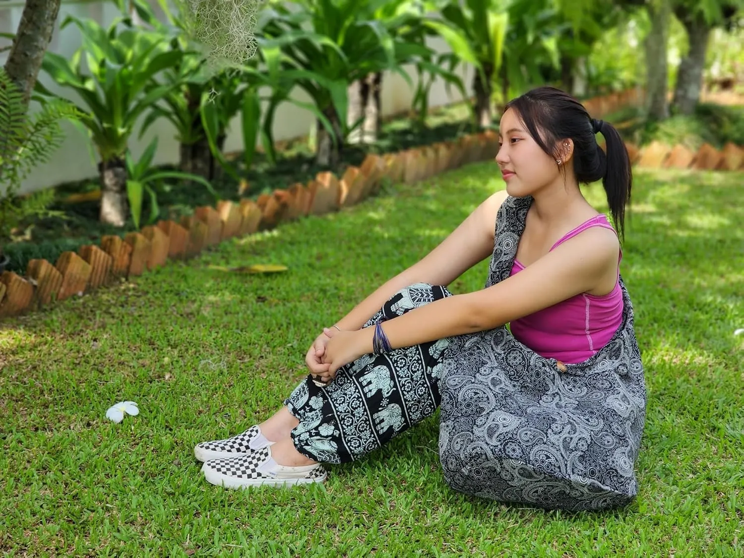 BTP! Thai Cotton Hippie Hobo Sling Crossbody Bag eco Friendly Shopping bag Paisley Print Large