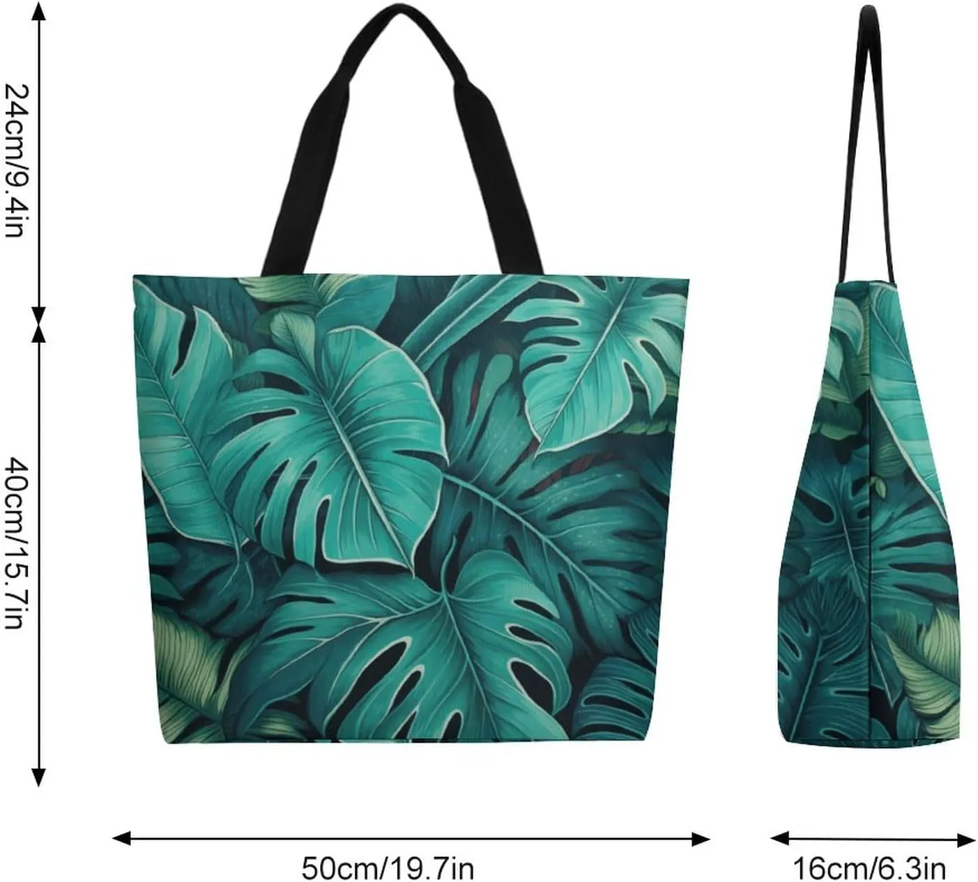 Canvas Tote Bag Large Women Casual Shoulder Bag Handbag Reusable Beach Shopping Grocery Bag For Outdoors