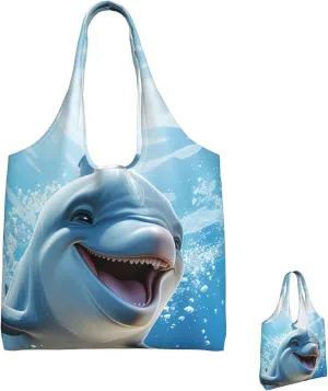 Canvas Tote Bag Lightweight Reusable Grocery Shopping Bag 3D Snake Handbag for Women Men