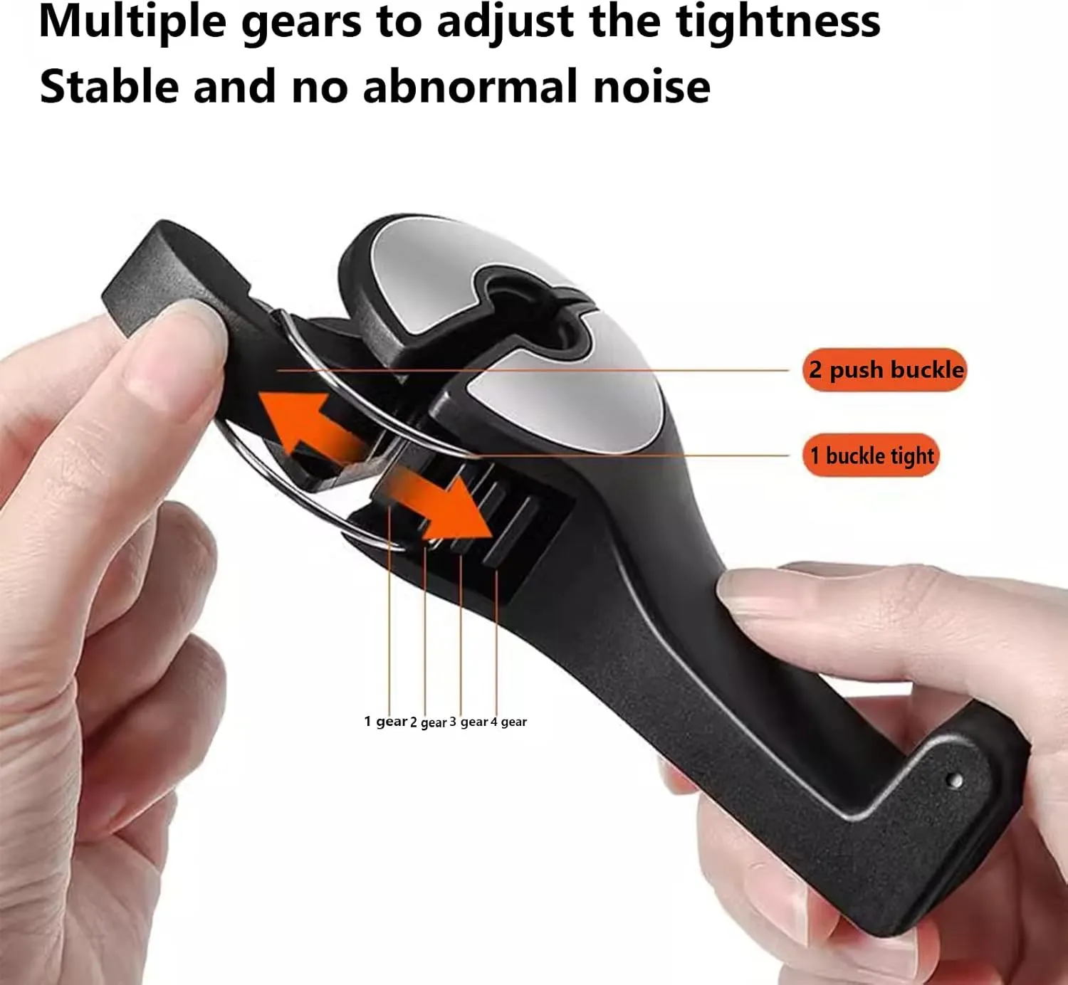 Car Seat Hooks for Dodge Caravan/Coronet/Dart/Journey/Magnum/Nitro/Polara/Viper 4 Pack with Mobile Phone Holder Car Storage Hooks Back Seat Headrest Hanger,B